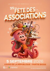 Affiche de la fête des associations 2026 à Pertuis