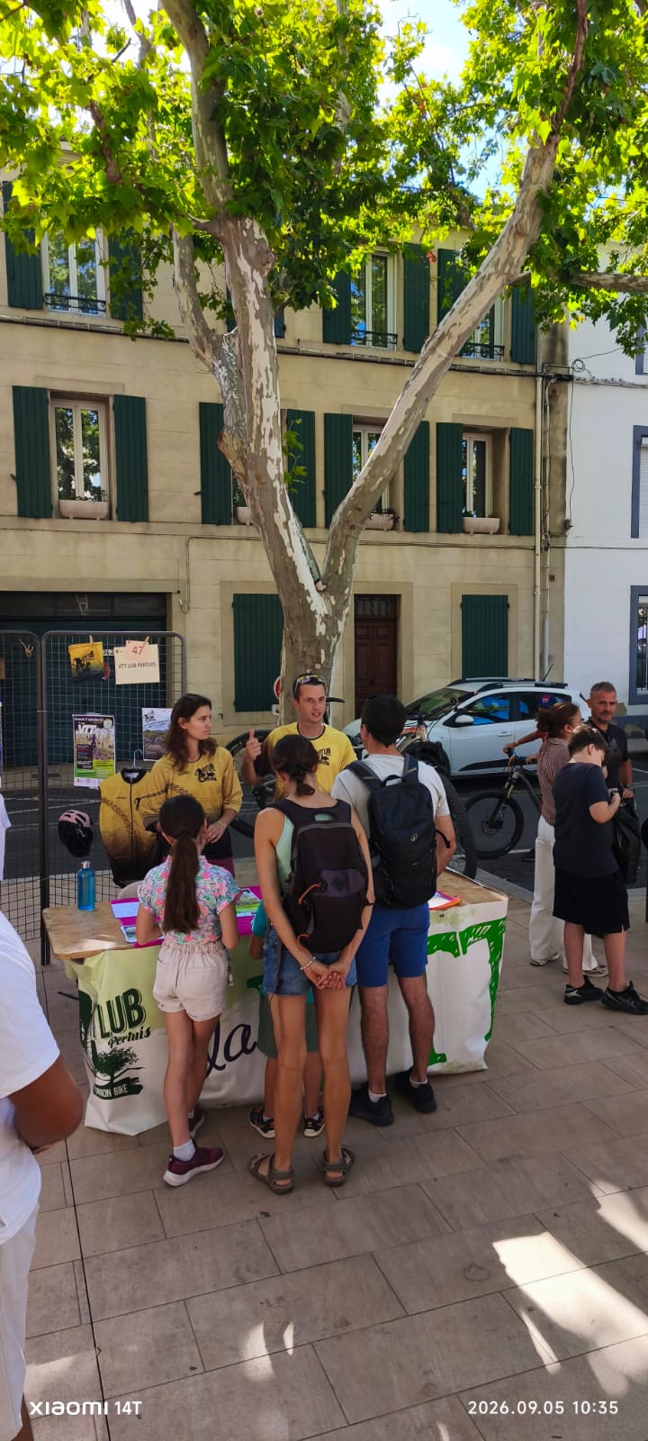 Présence du club VTT LUB Pertuis à la 35ème journée des associations à Pertuis
